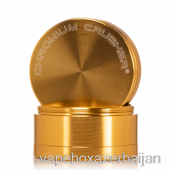 Vape Box Azerbaijan Chromium Crusher 2.2inch 4-Piece Grinder Gold